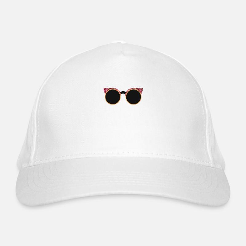 Sonnenbrille mit Durchblick Geschenk Optik Design Bio-Baseballkappe