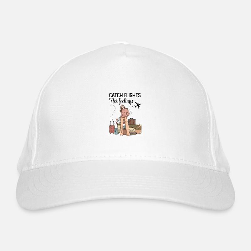 Prendre des vols, pas des sentiments Casquette classique bio