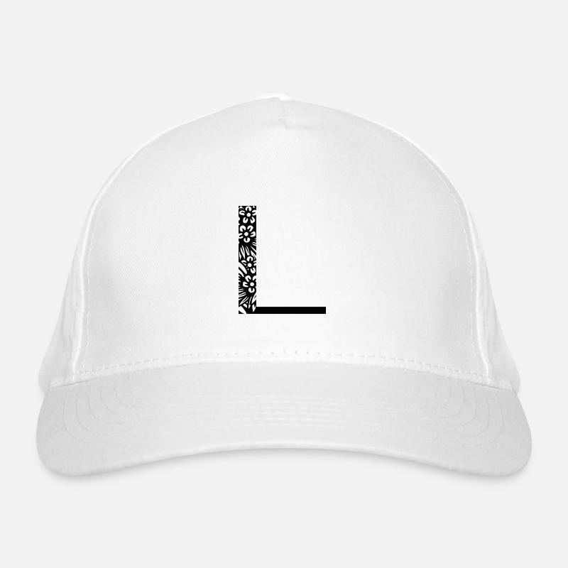 Buchstabe L Bio-Baseballkappe