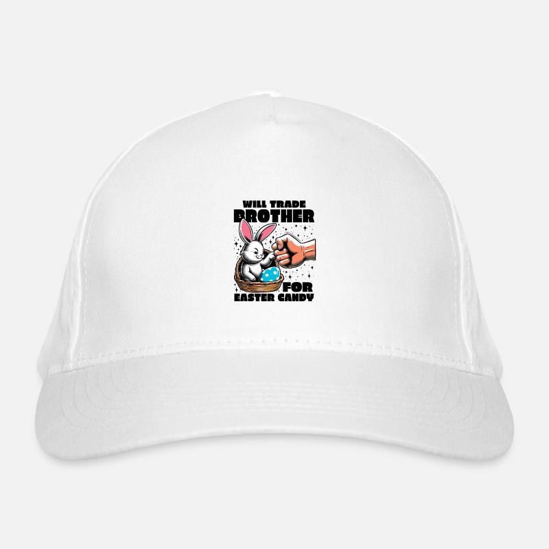 Échangera son frère contre des bonbons de Pâques Casquette classique bio
