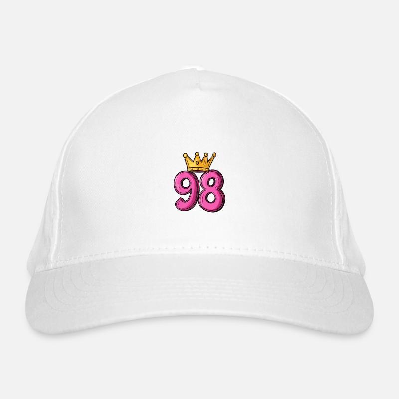 98 Nombre Couronne Casquette classique bio