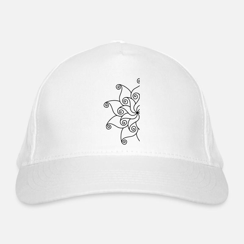 Fragment de fleur de mandala Casquette classique bio
