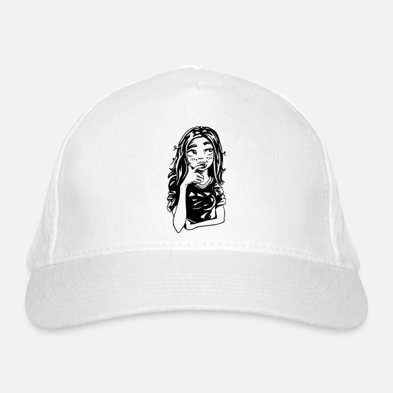 Cooles Mädchen Bio-Baseballkappe