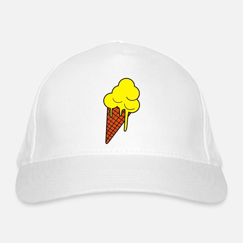 Schmelzendes Eis  Pop Art Organic Baseball Cap