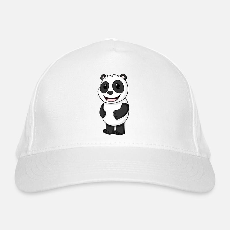 Panda Bär Niedlich Bio-Baseballkappe