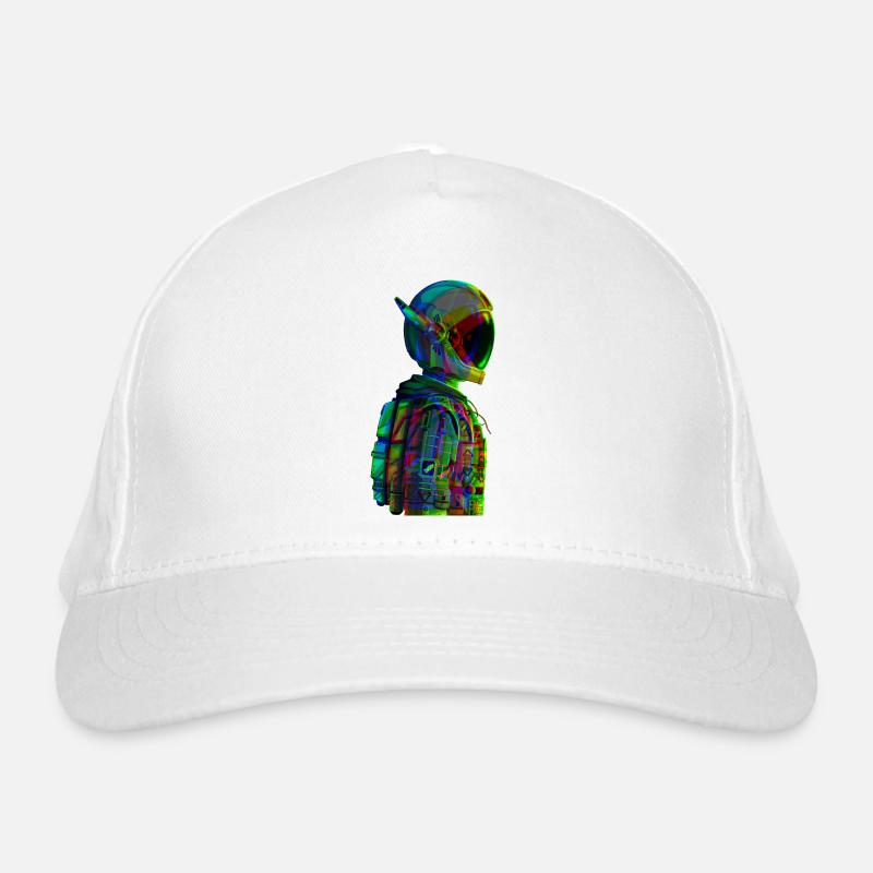 Astronaut Rakete Weltall Geschenk Idee Bio-Baseballkappe