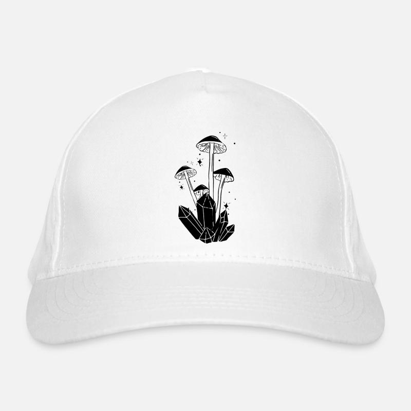 Crystal mushroom Organic Baseball Cap