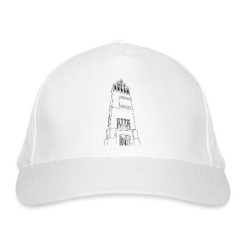 Darmstadt Mathildenhöhe - Bio-Baseballkappe - Weiß - Vorne