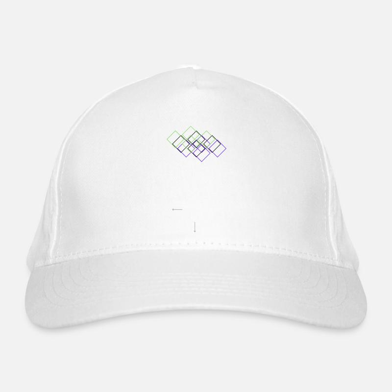 Geometrisch Bio-Baseballkappe