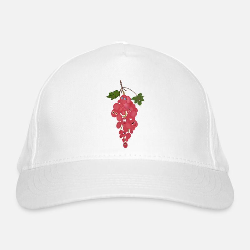Weintrauben Bio-Baseballkappe