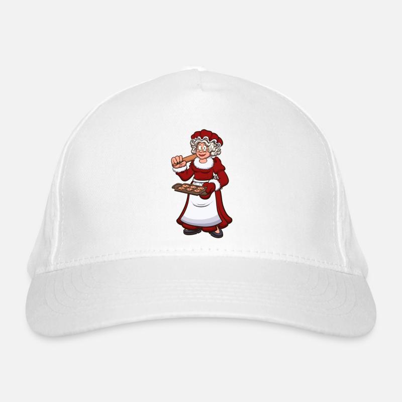 Mère Noël avec des biscuits Casquette classique bio