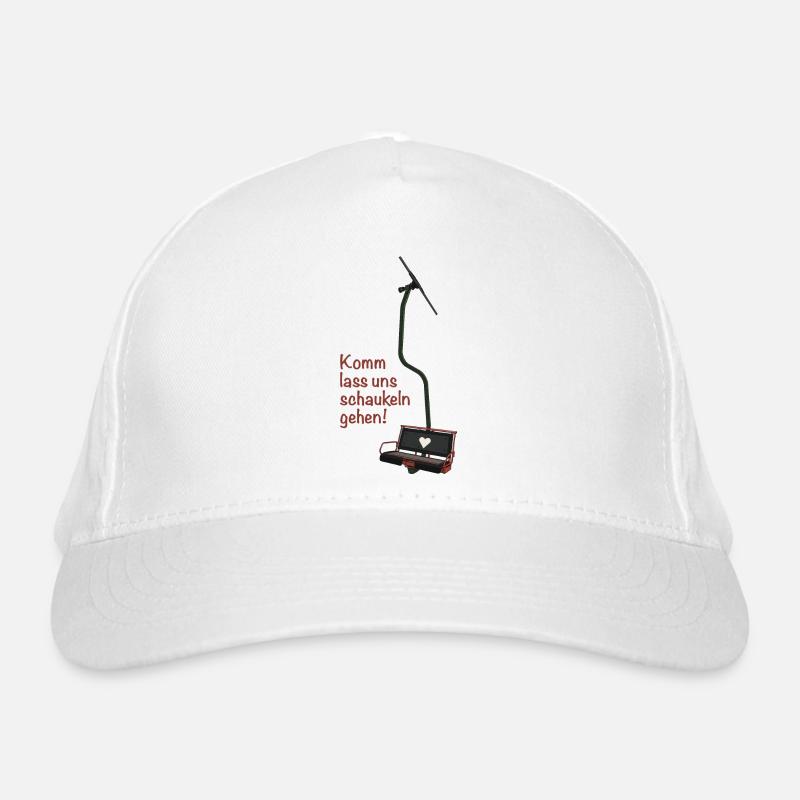 Doppelsessellift „Komm lass uns schaukeln gehen!“ Bio-Baseballkappe