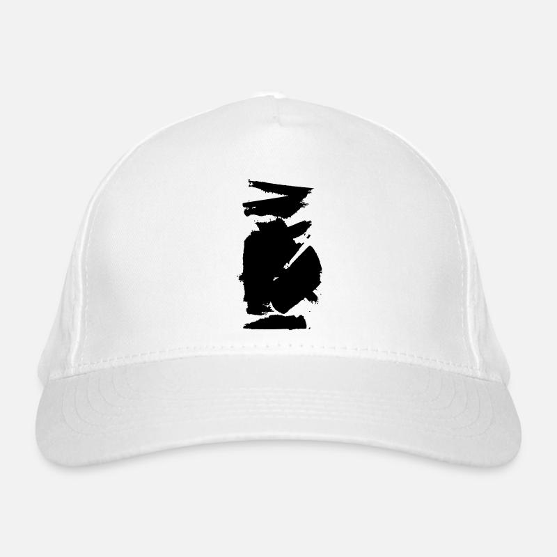 Farbwischer Klecks Bio-Baseballkappe