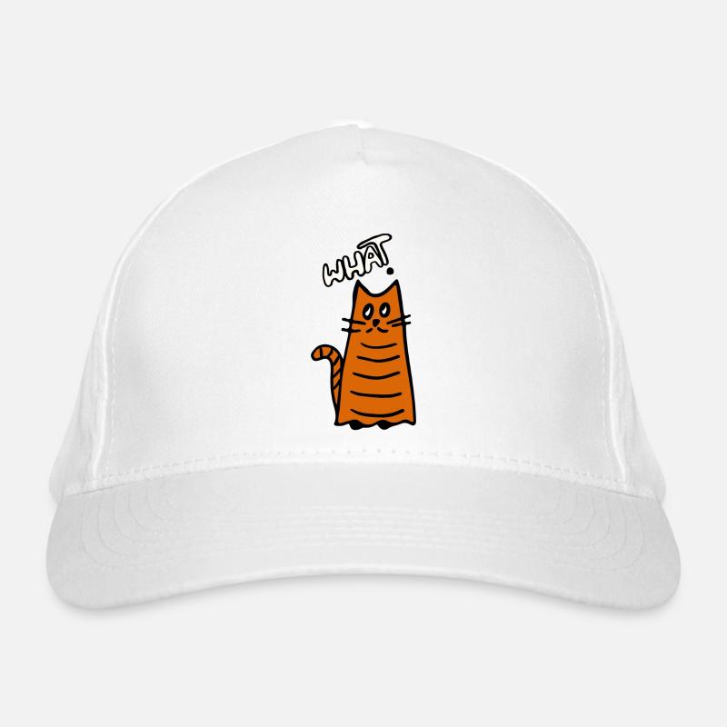What? Cat question Organic Baseball Cap