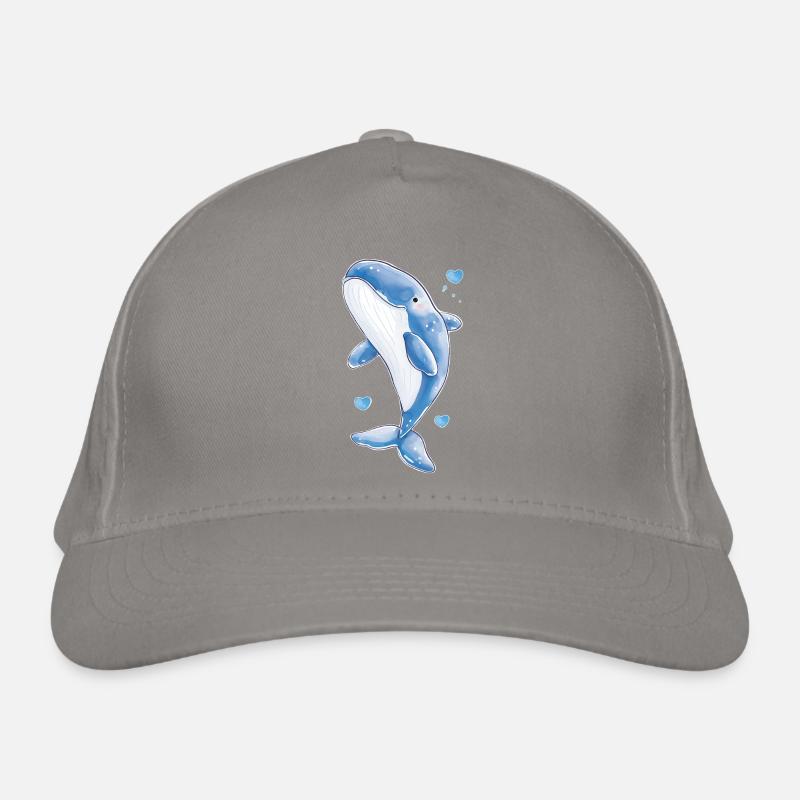 Süßer Wal Bio-Baseballkappe