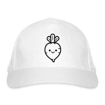 Carotte - Casquette classique bio - blanc - Devant