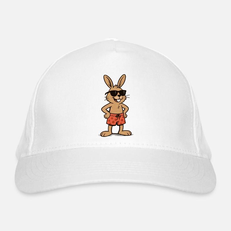 Bunny Sunglasses Organic Baseball Cap