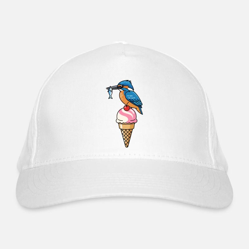 Eisvogel Bio-Baseballkappe