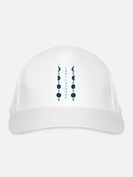 Phases lunaires - Casquette classique bio - blanc - Devant