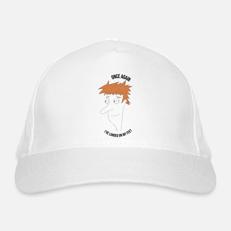 Wieder einmal bin ich auf den Beinen gelandet Bio-Baseballkappe