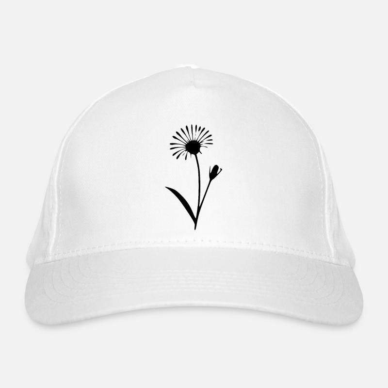 Fleurs de pissenlit Fleurs fleur Fleurs sauvages Herbes Casquette classique bio