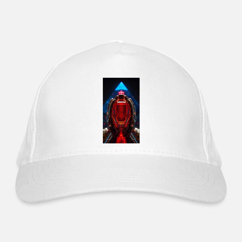 Mains Robo en Cristal Rouge Casquette classique bio