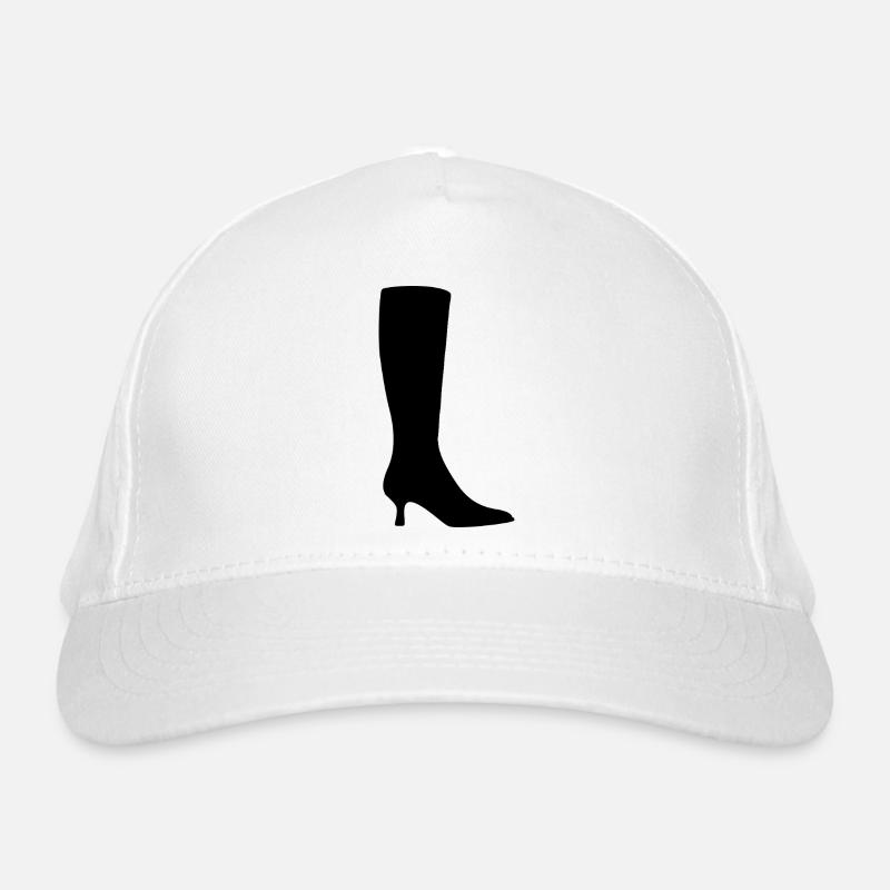 Black Boot Silhouette Organic Baseball Cap