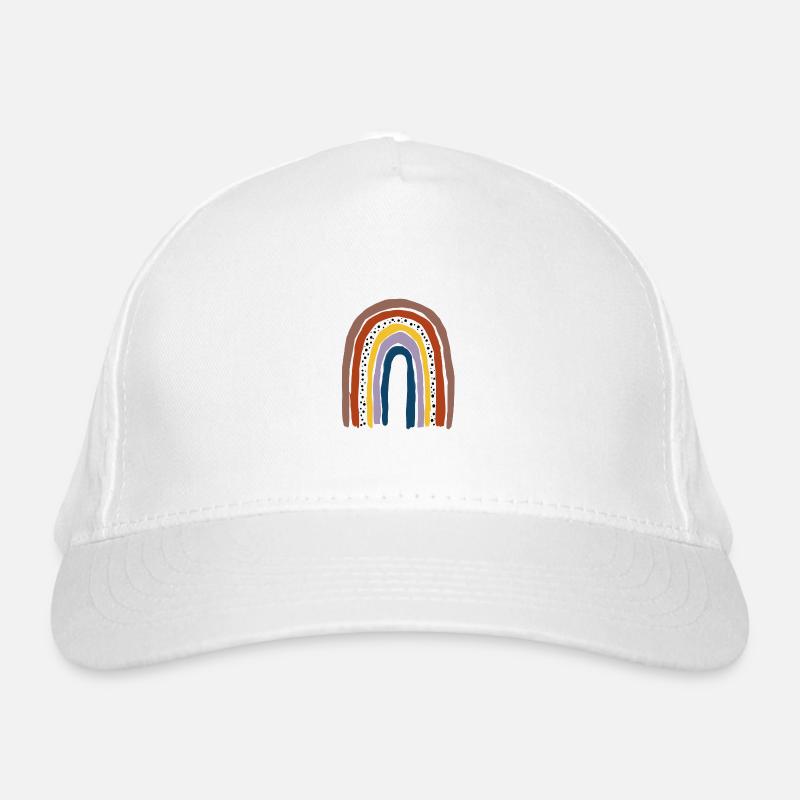 Arc-en-ciel. Casquette classique bio