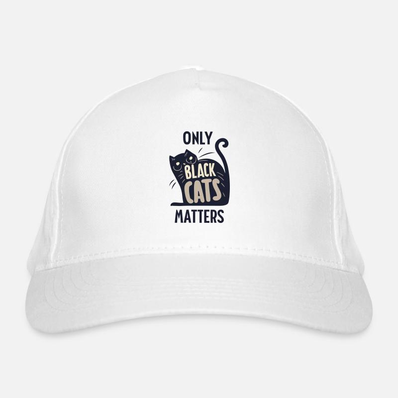 Black cat matters Organic Baseball Cap