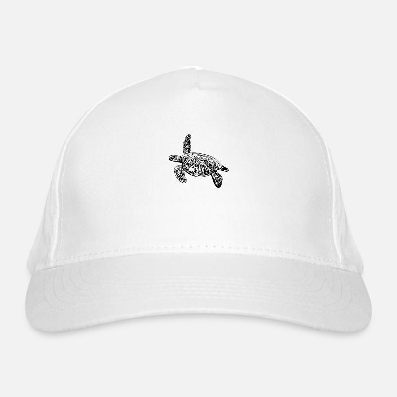 Tortue - dessin vectoriel Casquette classique bio