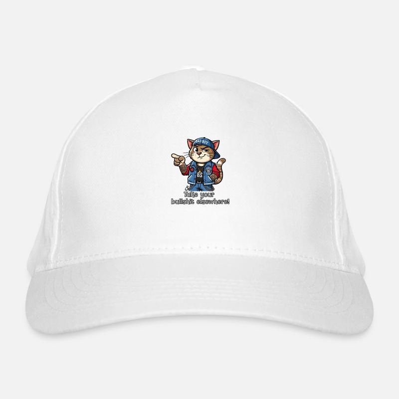 Bring deinen Bullshit woanders hin! Bio-Baseballkappe