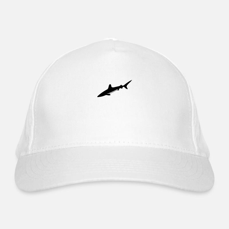 Hai - Vector Design Bio-Baseballkappe