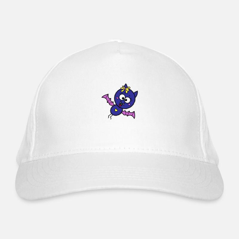 Bat Organic Baseball Cap