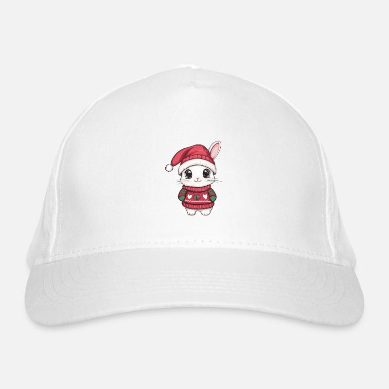 Bande dessinée de Noël Bunny Casquette classique bio