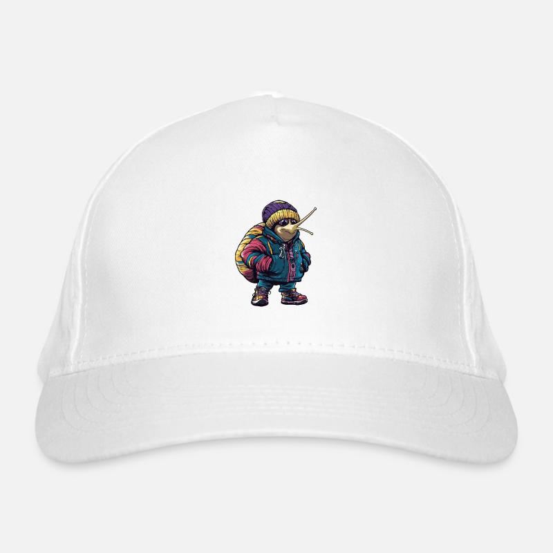 Escargot Drôle d’hiver Casquette classique bio