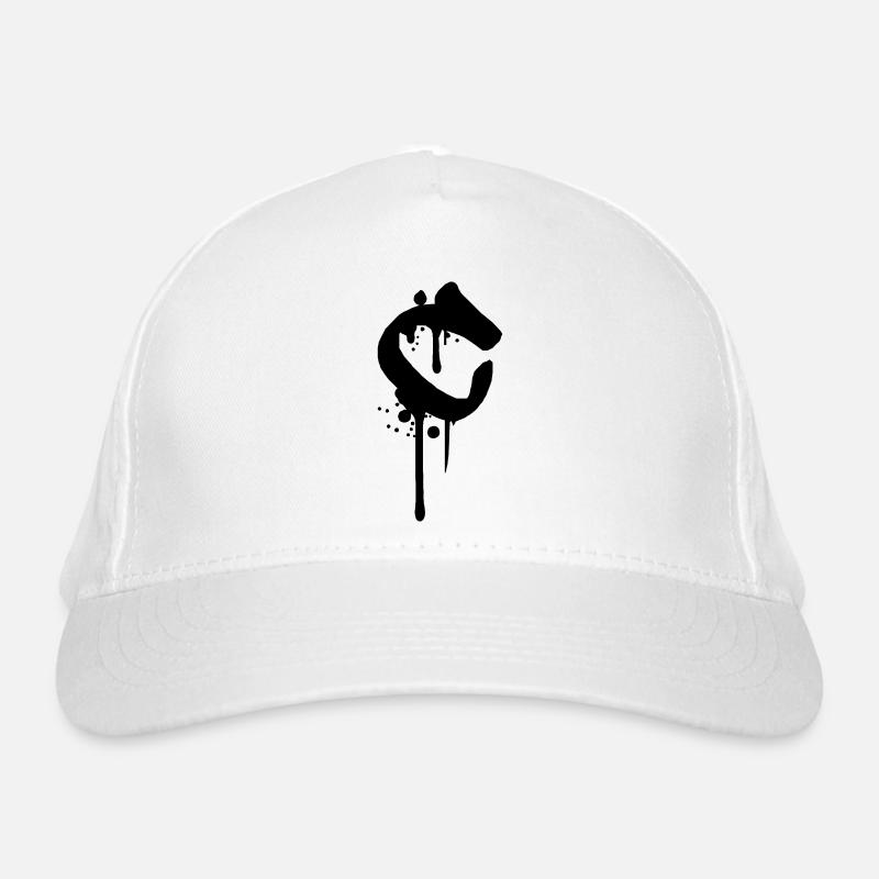 C graffiti drops Farbklex blood spray Organic Baseball Cap