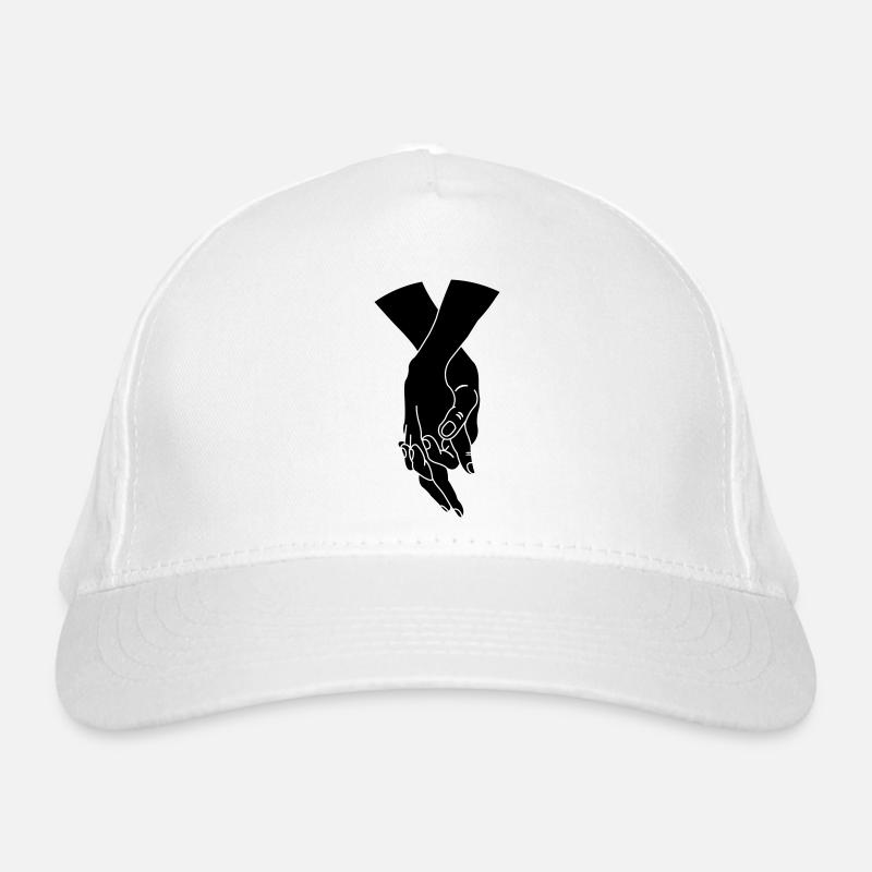 Mains paire amour Casquette classique bio