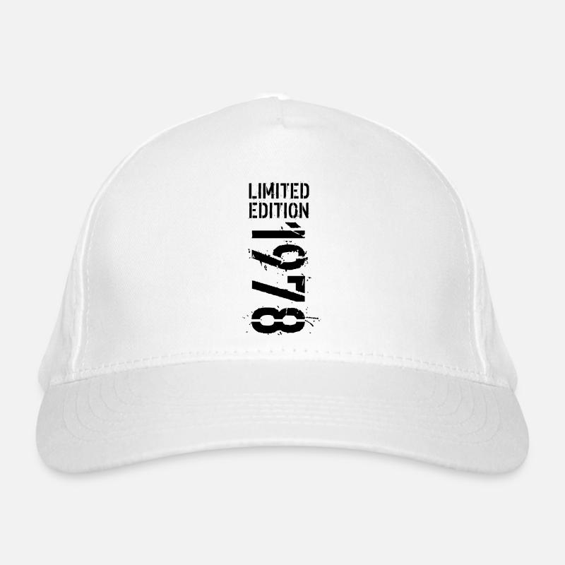 LIMITIERTE EDITION 1978 SCHWARZ Bio-Baseballkappe