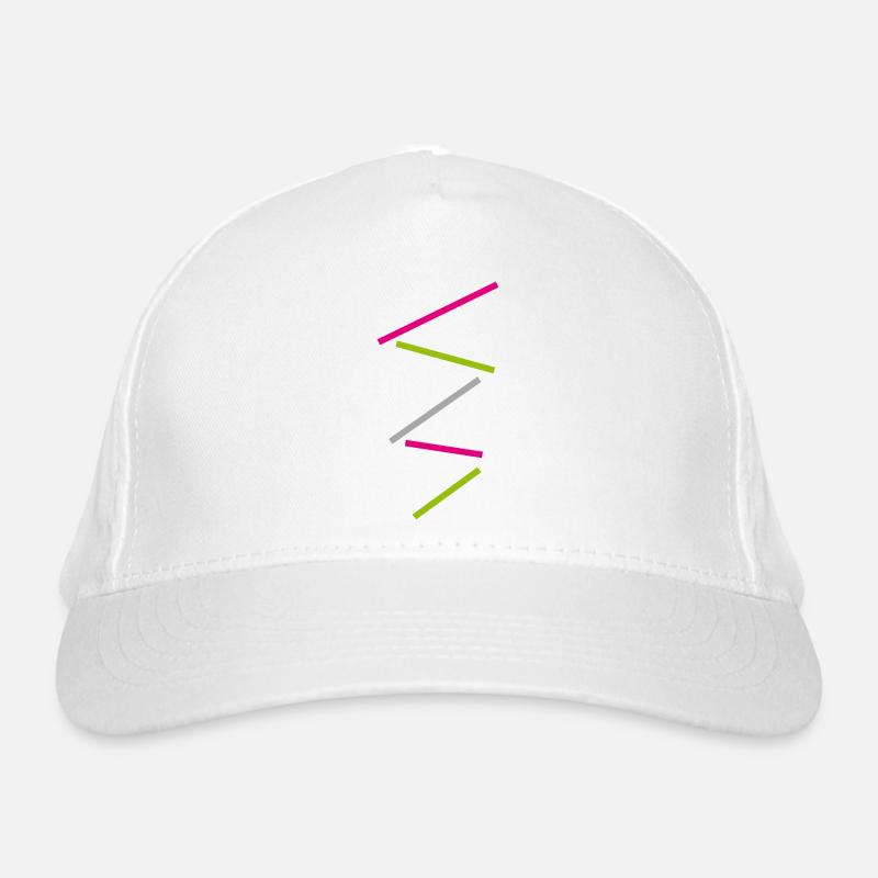 Minimal Stripes - Pattern Jagged Organic Baseball Cap