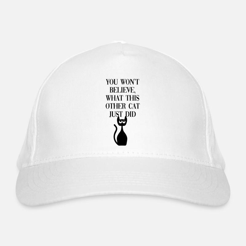 Vous ne croirez pas ce que cet autre chat vient de faire Casquette classique bio