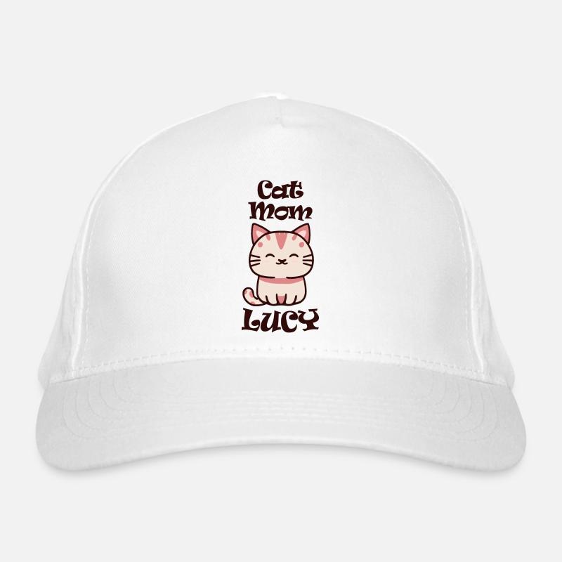 Lucy Nom Prénom avec chat Casquette classique bio