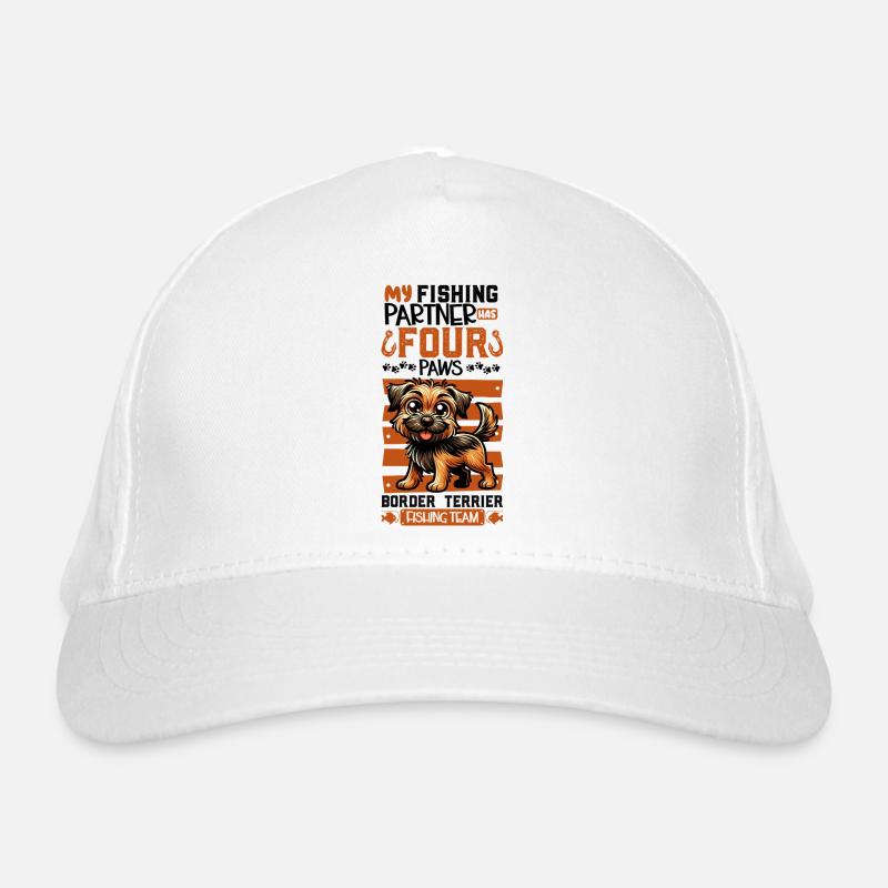 Pêche et Boston Terriers Casquette classique bio