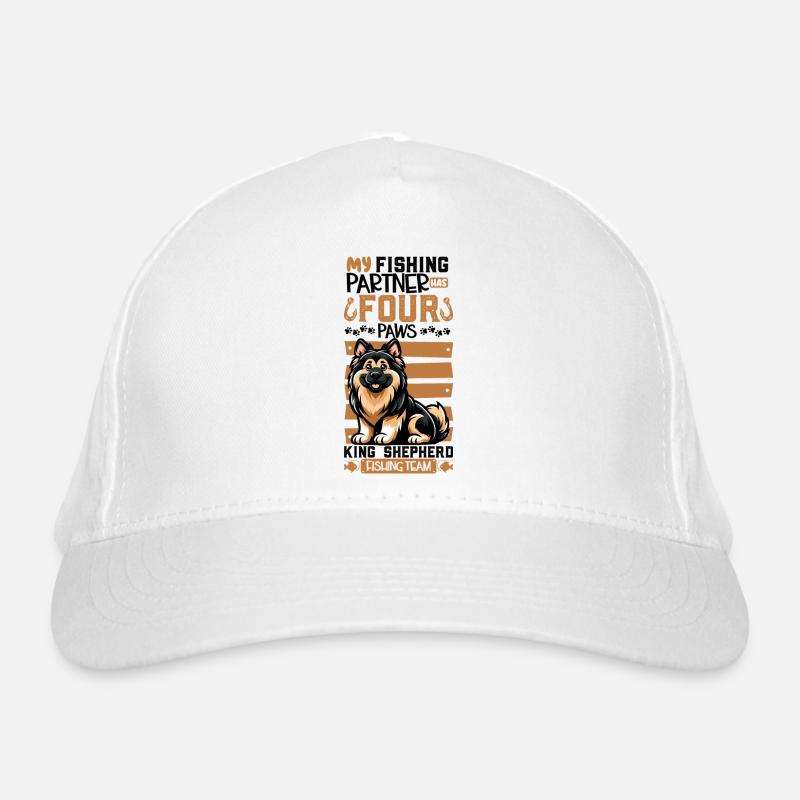 Fishing and King Shepherd Organic Baseball Cap