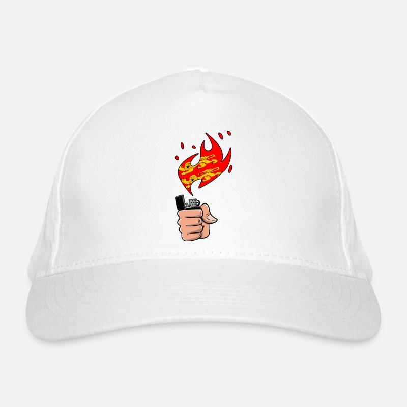Normandy Flame Lighter Pride Normandy Region Organic Baseball Cap