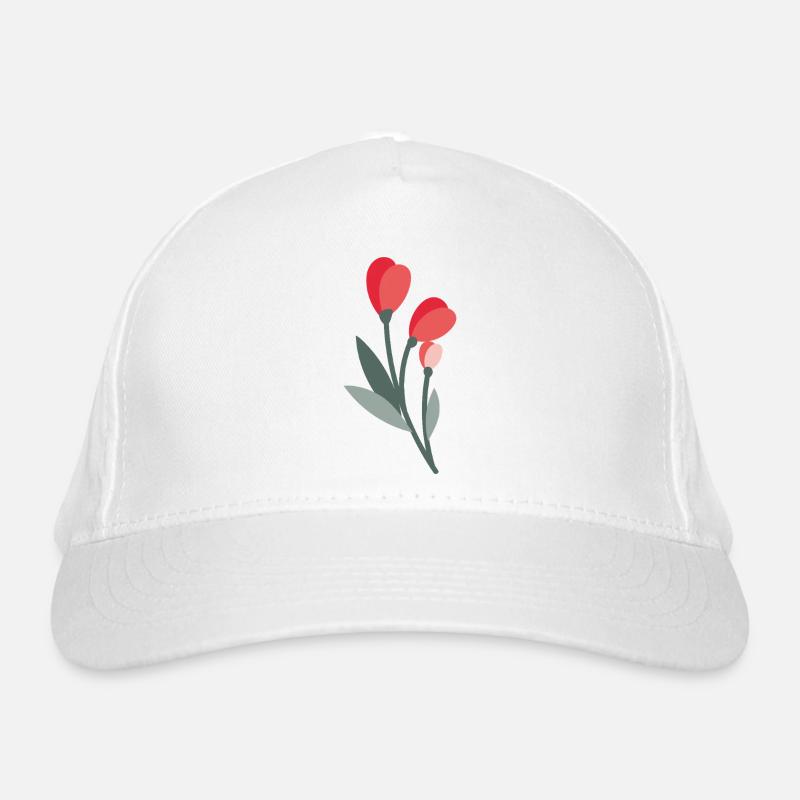Blume Bio-Baseballkappe