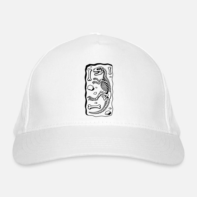 T-Rex-Skelett Bio-Baseballkappe