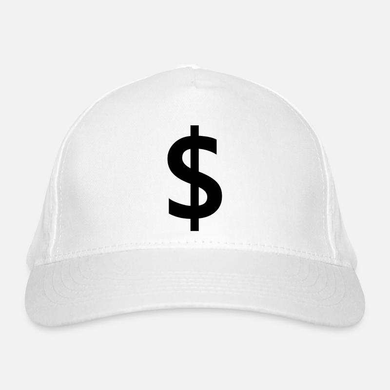 Dollar sign Organic Baseball Cap
