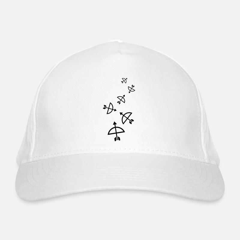 Pfeil und Bogen Bio-Baseballkappe