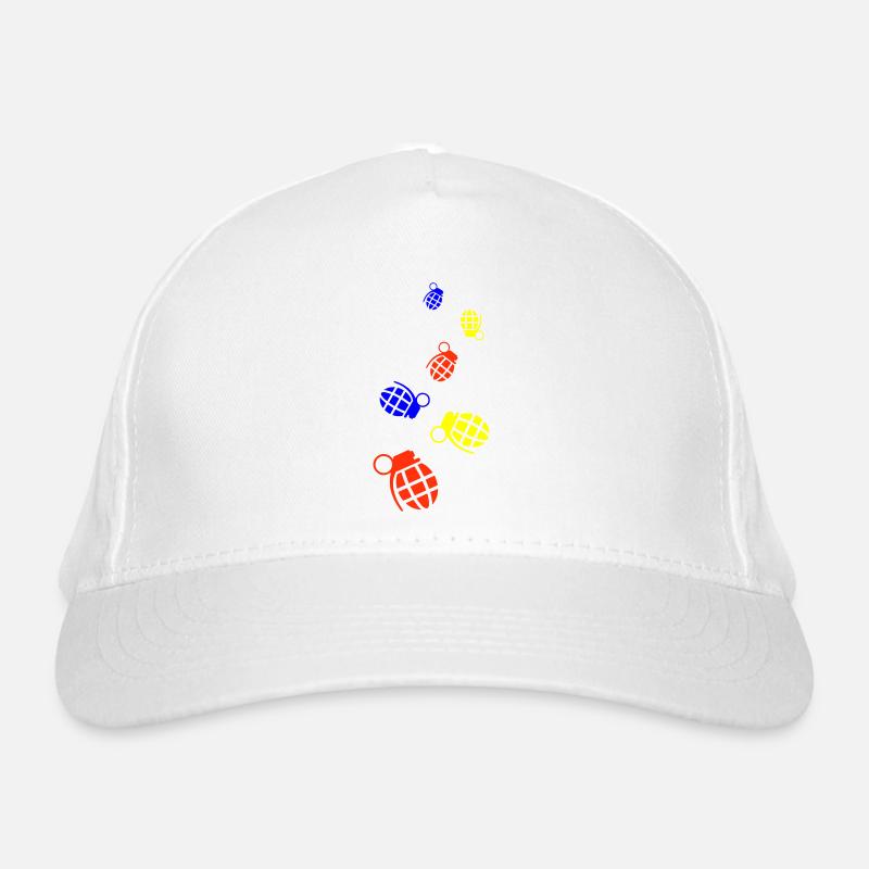 Grenade weapon icon Organic Baseball Cap