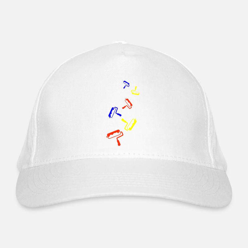 Painter Silhouette icon Organic Baseball Cap